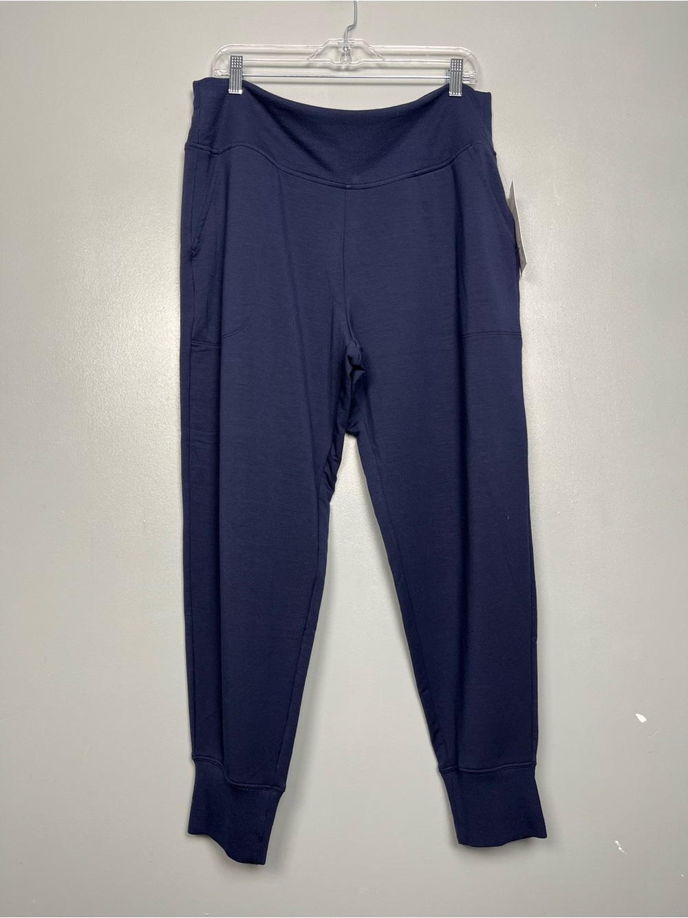 Athleta NWT Coaster Luxe High Rise Jogger Navy Blue Women’s Size XL